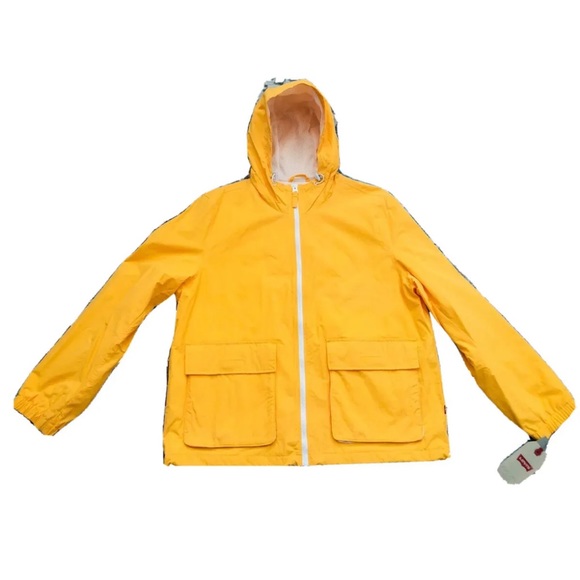 Levi's Men's Water-Resistant Hooded Rain Jacket - Picture 2 of 7
